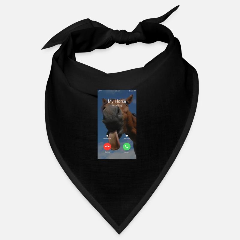 Pferd Pferdekopf Shetlandpony Anrufen Bandana