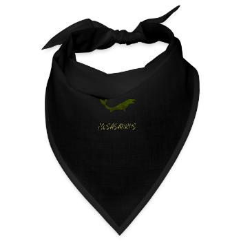 Mosasaurus - Bandana - Schwarz - Vorne