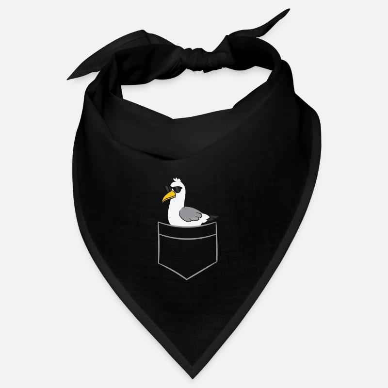 Mouette - Dans la poche de poitrine / poche de chemise Bandana