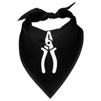Werkzeug Zange - Bandana - Schwarz - Vorne