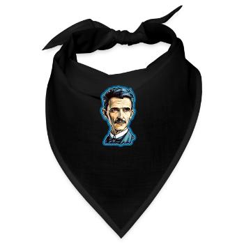 Nikola Tesla - Bandana - Schwarz - Vorne