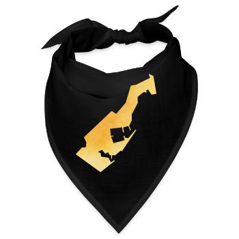 Monaco - Bandana - Schwarz - Vorne
