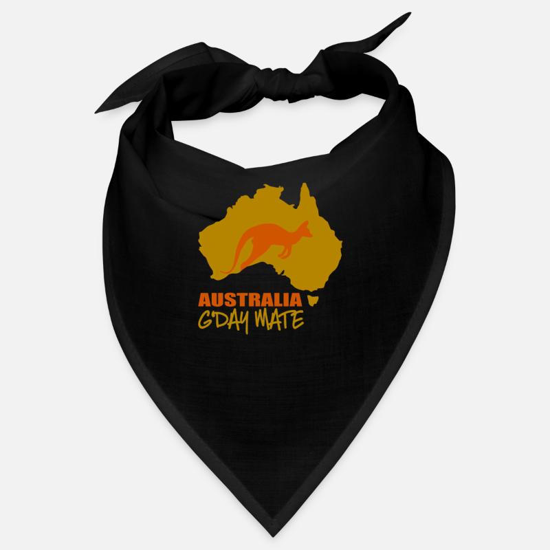 Australie - Bandana - noir