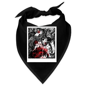 horror 1 - Bandana - Schwarz - Vorne