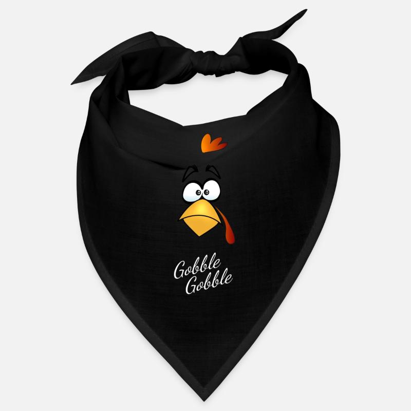 Chicken bird comic turkey humor head funny lol fu Bandana