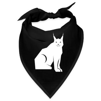 luchs - Bandana - Schwarz - Vorne