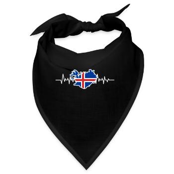 Island - Bandana - Schwarz - Vorne