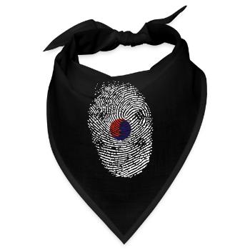 Korea - Bandana - Schwarz - Vorne