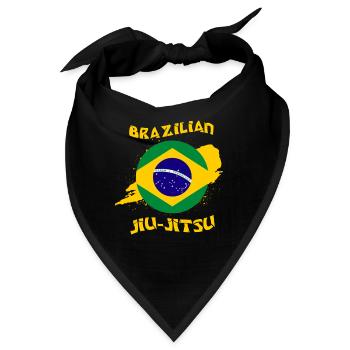Brazilian Jiu-Jitsu - Bandana - Schwarz - Vorne