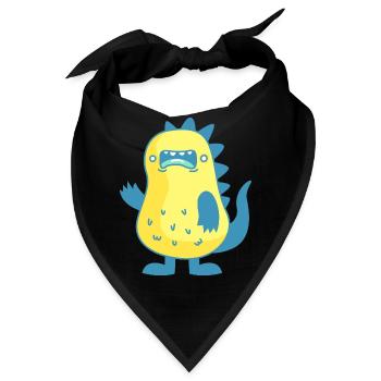 Monster - Bandana - Schwarz - Vorne