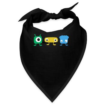 Monster - Bandana - Schwarz - Vorne