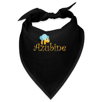 AZUBI Azubine, Azubiene Geschenk T-Shirt - Bandana - Schwarz - Vorne