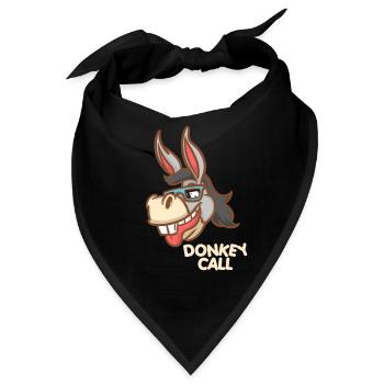 Donkey Call - Sonnenbrille - Techno Esel - Bandana - Schwarz - Vorne