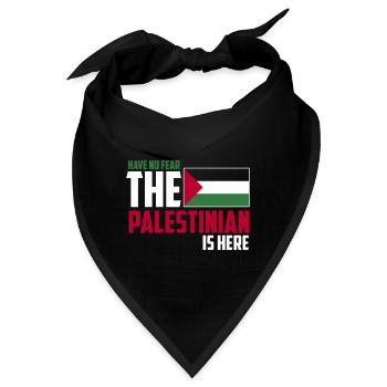Palästina - Bandana - Schwarz - Vorne