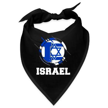 Israel - Bandana - Schwarz - Vorne