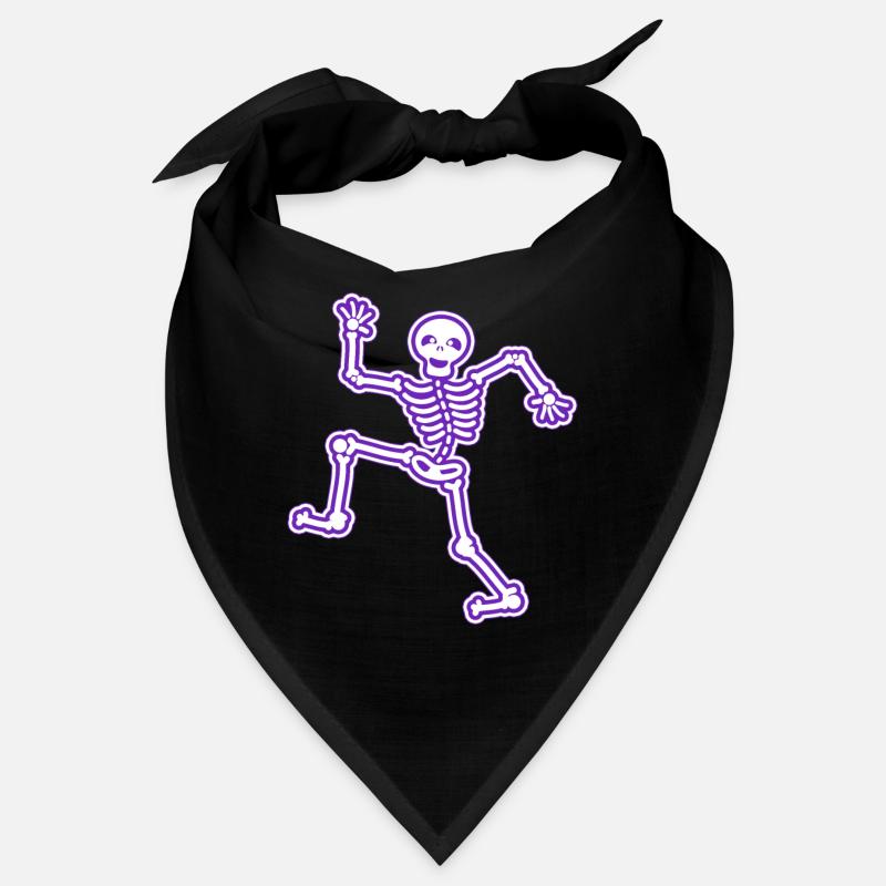 Children's motifs dancing skeleton children's shirt bones Bandana
