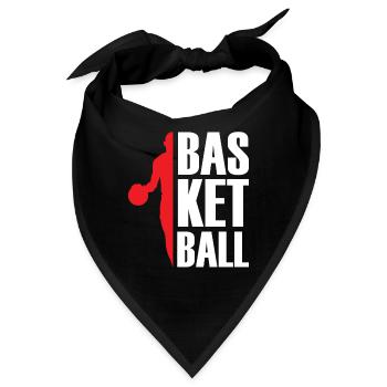 Basketball Sport Sportler Slamdunk Korb - Bandana - Schwarz - Vorne