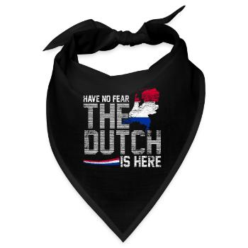 Niederlande - Bandana - Schwarz - Vorne