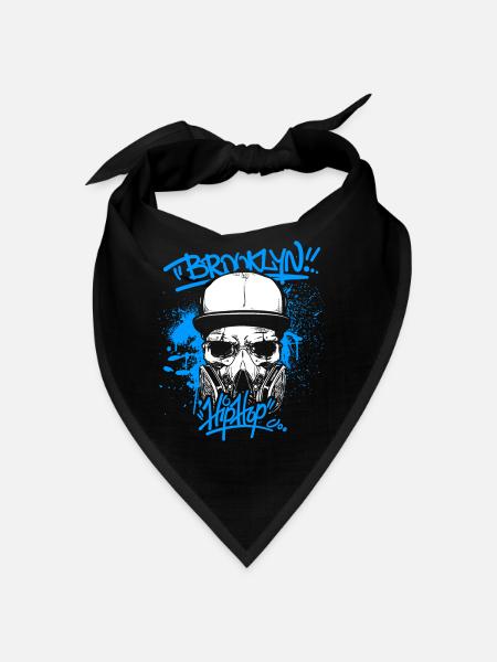 Hip Hop - Bandana Dreieckstuch - Schwarz