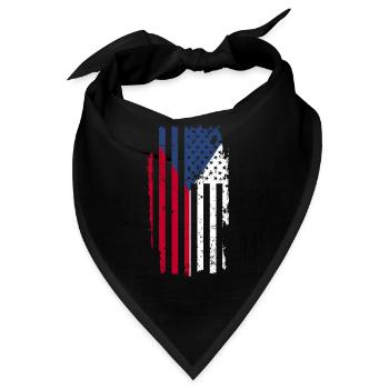 Tschechien - Bandana - Schwarz - Vorne