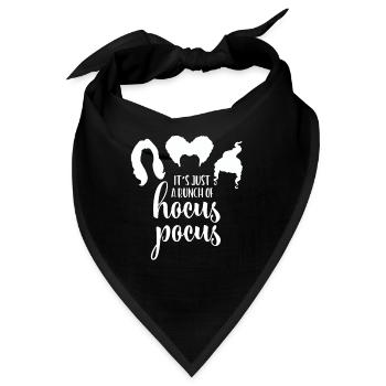 Hocus Pocus Perücken - Bandana - Schwarz - Vorne