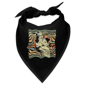 Rabe - Bandana - Schwarz - Vorne