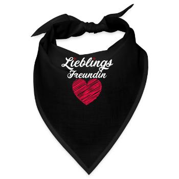 Lieblings Freundin - Bandana - Schwarz - Vorne