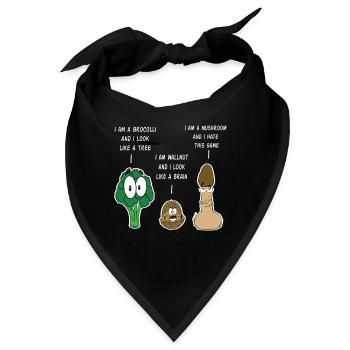 Awesome & Trendy Tshirt Designs Vergleichsspiel - Bandana - Schwarz - Vorne