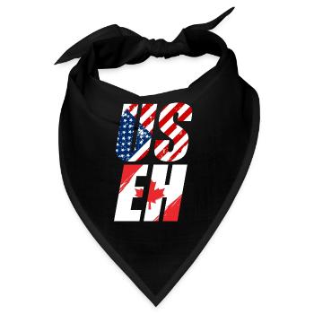 USA - Bandana - Schwarz - Vorne