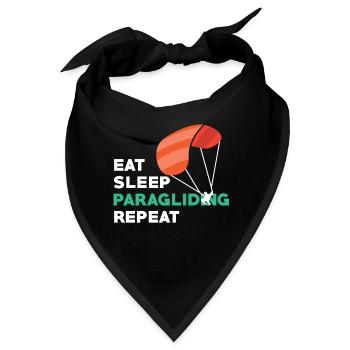 Paragliding - Bandana - Schwarz - Vorne