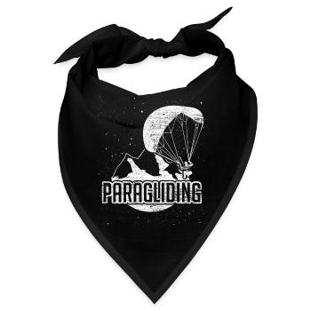 Paragliding Gleitschirm - Bandana - Schwarz - Vorne