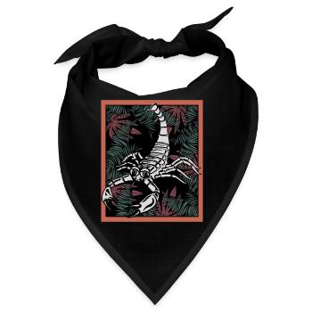 Stacheliger Skorpionfarn Dschungel - Bandana - Schwarz - Vorne