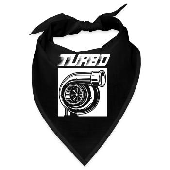 Turbo - Bandana - Schwarz - Vorne