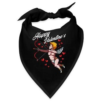 Armor Herzen Liebeserklärung Valentinstag Geschenk - Bandana - Schwarz - Vorne
