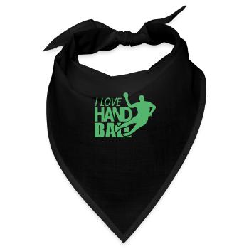 Handballer Handballer Handballer Handballer - Bandana - Schwarz - Vorne