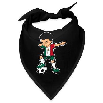 Fußball Mexico - Bandana - Schwarz - Vorne