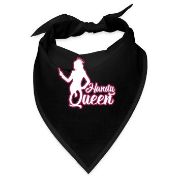 HANDY QUEEN - Bandana - Schwarz - Vorne