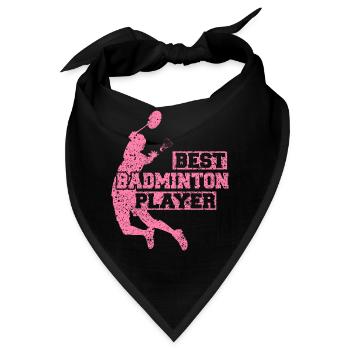 Badminton Badminton Badminton Badminton - Bandana - Schwarz - Vorne