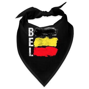 Belgien - Bandana - Schwarz - Vorne