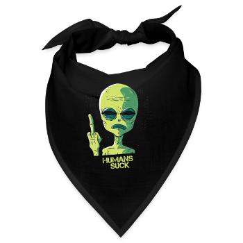 Humans Suck! - Bandana - Schwarz - Vorne