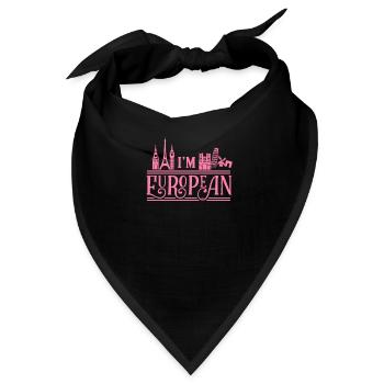 Europäer EU Europäische Union Brexit Europa - Bandana - Schwarz - Vorne