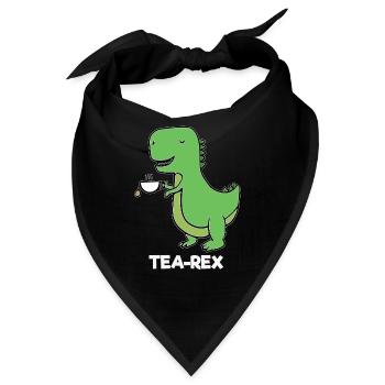 Dinosaurier - TEAREX - Bandana - Schwarz - Vorne