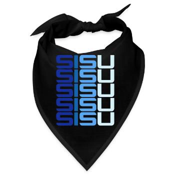 Sisu Soumi Finnisch Finnisch Finnisch - Bandana - Schwarz - Vorne