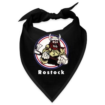 Rostocker Wikinger - Bandana - Schwarz - Vorne