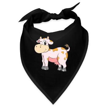 Cow Wink - Bandana - Schwarz - Vorne