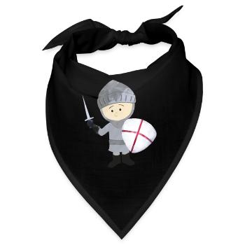 Ritter Burg Königreich Prinzessin Schwert Geschenk - Bandana - Schwarz - Vorne