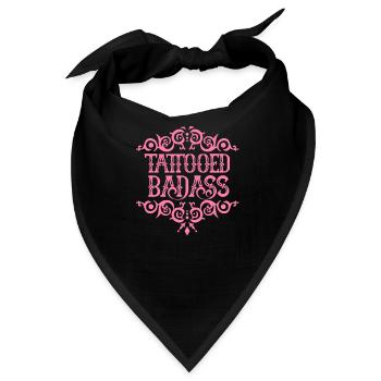 Tattoo - Bandana - Schwarz - Vorne