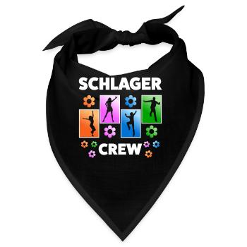 Schlager Gruppen - Bandana - Schwarz - Vorne