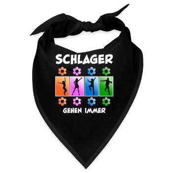 Schlager - Bandana - Schwarz - Vorne