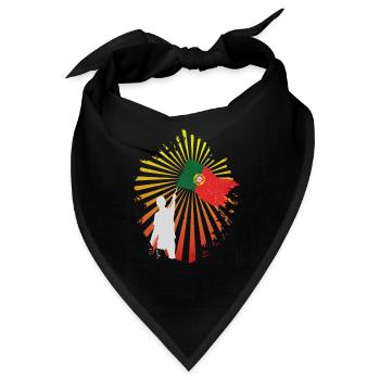 Portugal - Bandana - Schwarz - Vorne